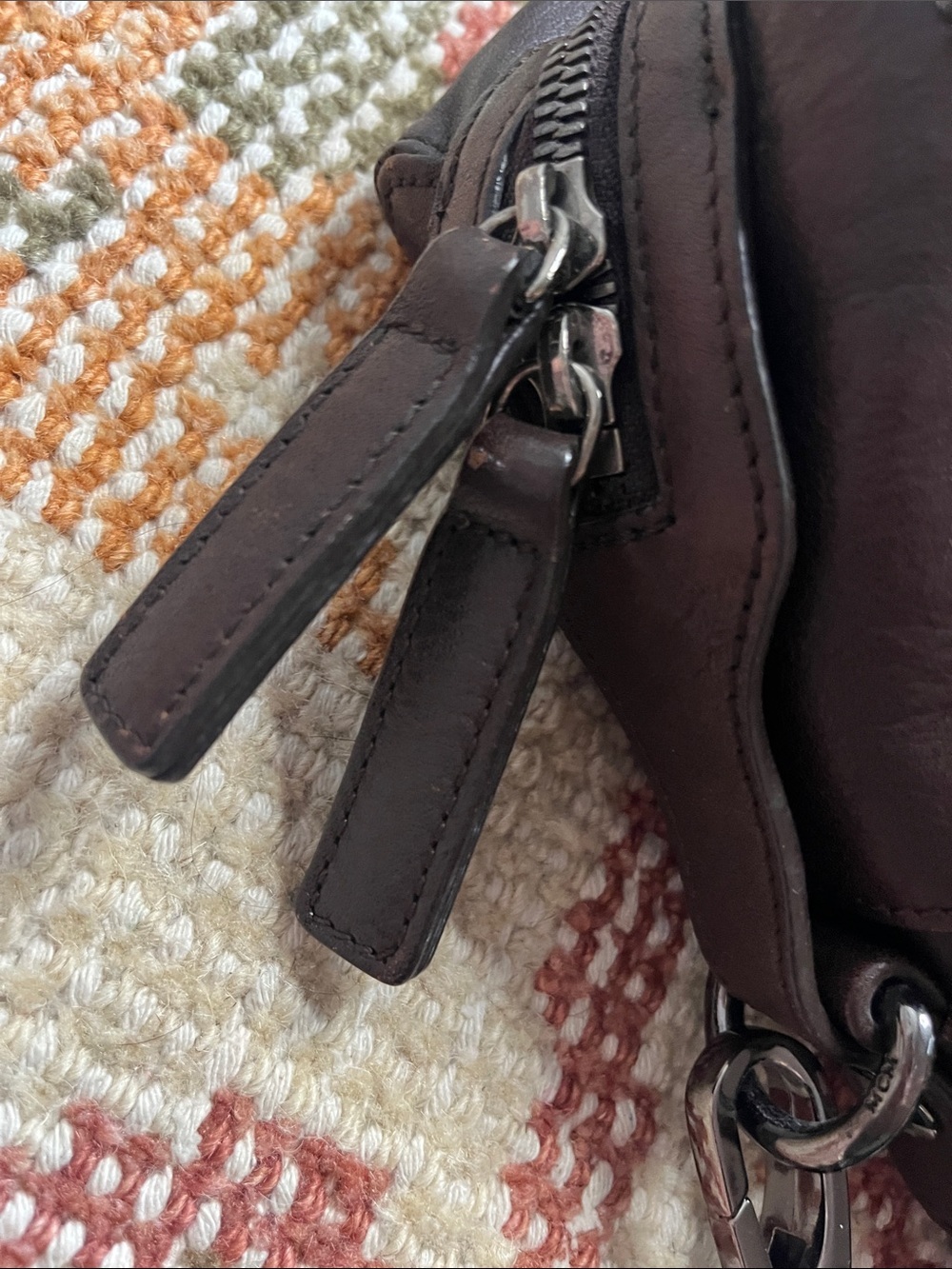 Vintage MCM München Dark Brown Leather Briefcase Travel Commuter Laptop Bag EUC - Picture 11 of 14
